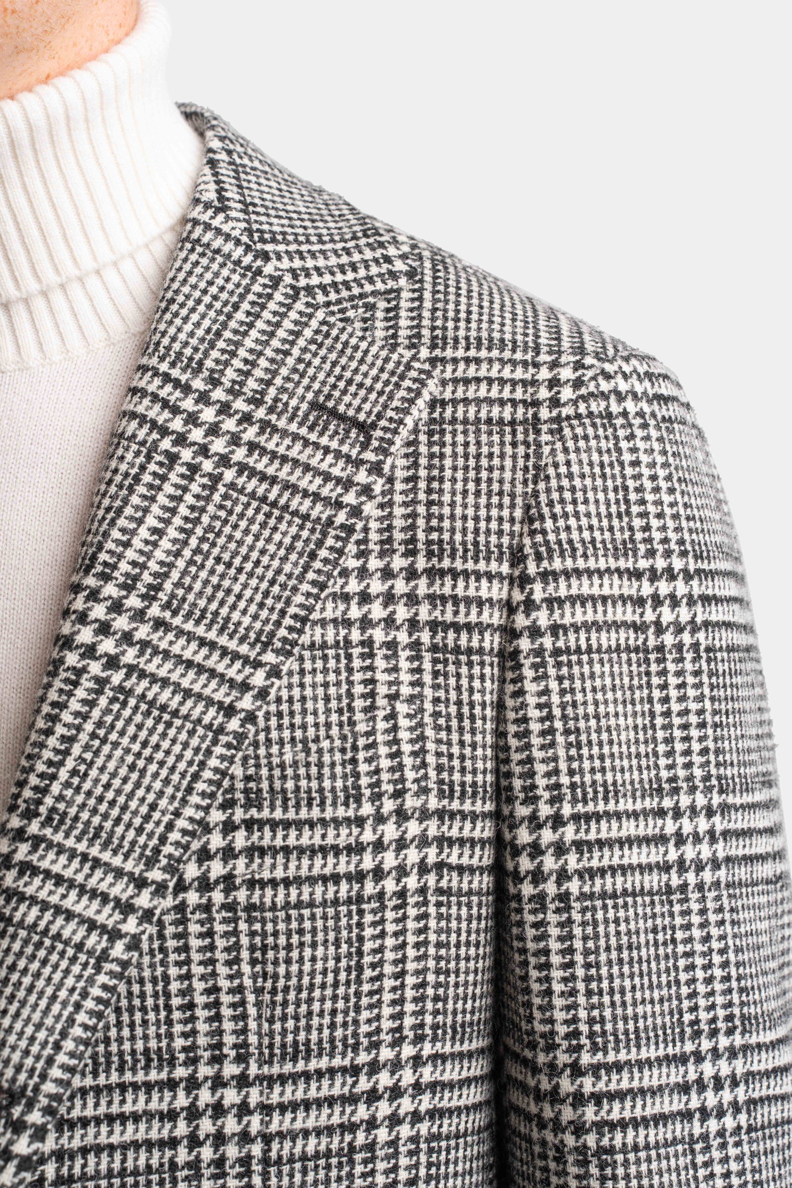 Mod 2 Classic Tweed Glencheck Black - Blazers - Cavour